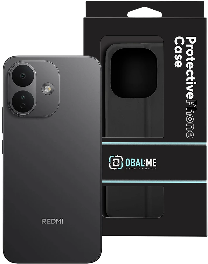OBAL:ME SmoothTouch dėklas, skirtas Xiaomi Redmi Note 17 Pro 5G, juodas