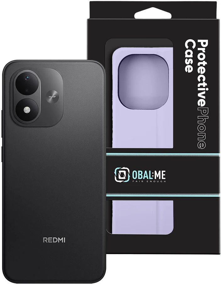 OBAL:ME SmoothTouch dėklas, skirtas Xiaomi Redmi Note 17 4G/5G, pastelinė alyvinė