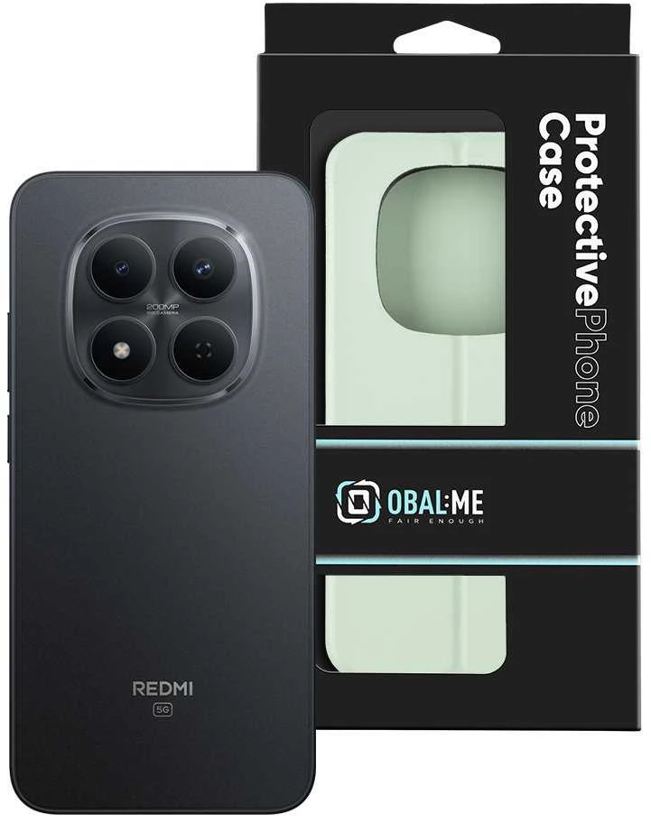 OBAL:ME SmoothTouch dėklas skirtas Xiaomi Redmi Note 15 Pro 5G mėtų spalvos