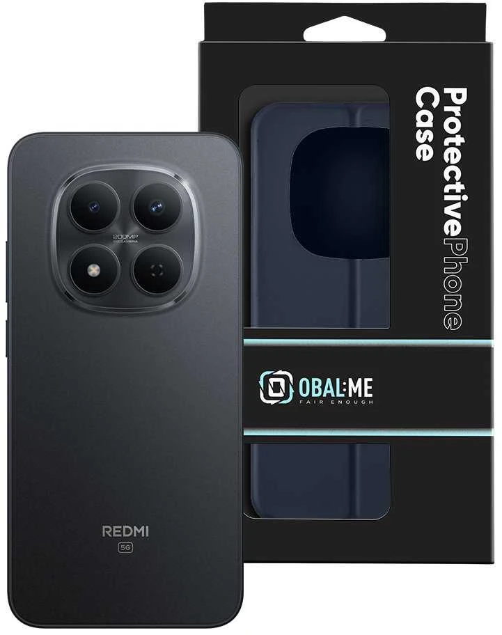OBAL:ME SmoothTouch dėklas skirtas Xiaomi Redmi Note 15 Pro 5G mėlynos spalvos