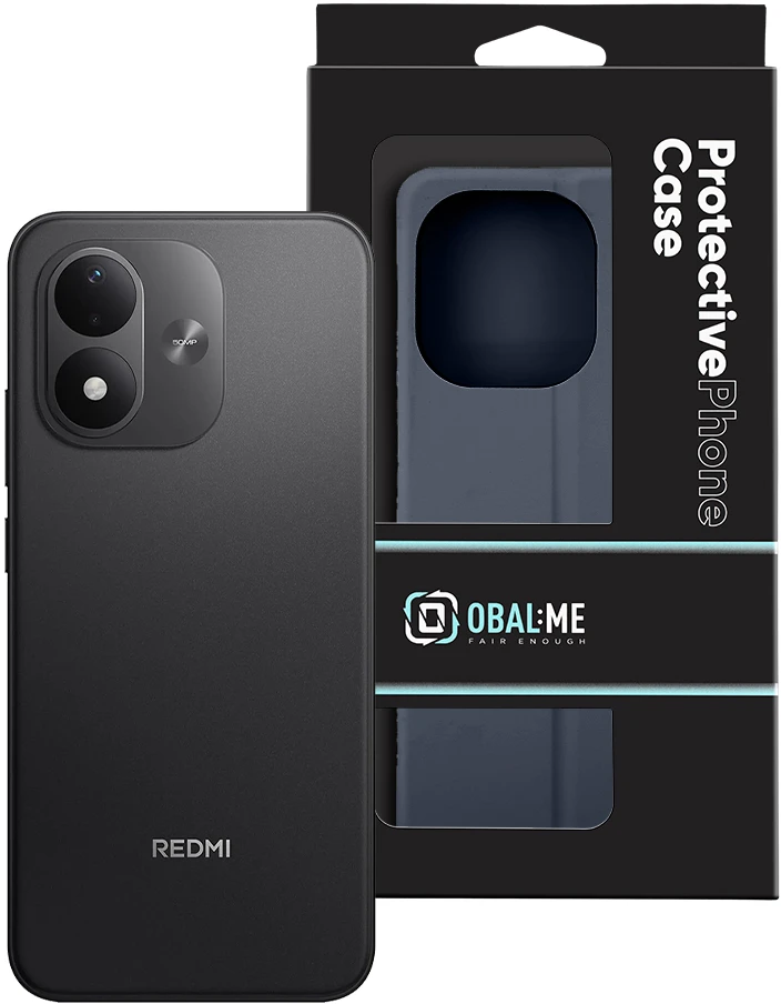 OBAL:ME SmoothTouch dėklas, skirtas Xiaomi Redmi Note 17 4G/5G, tamsiai mėlynas