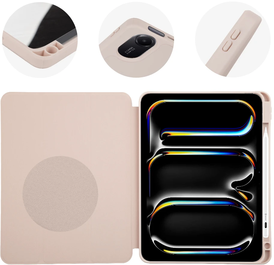 OBAL:ME SolidTab Case for Apple iPad Air 11(2020/22/24/25/26)/iPad Pro 11 (1/2/3/4) Blush