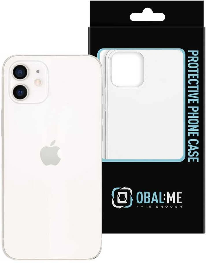 OBAL:ME TPU dėklas telefonui Apple iPhone 12/12 Pro skaidrus