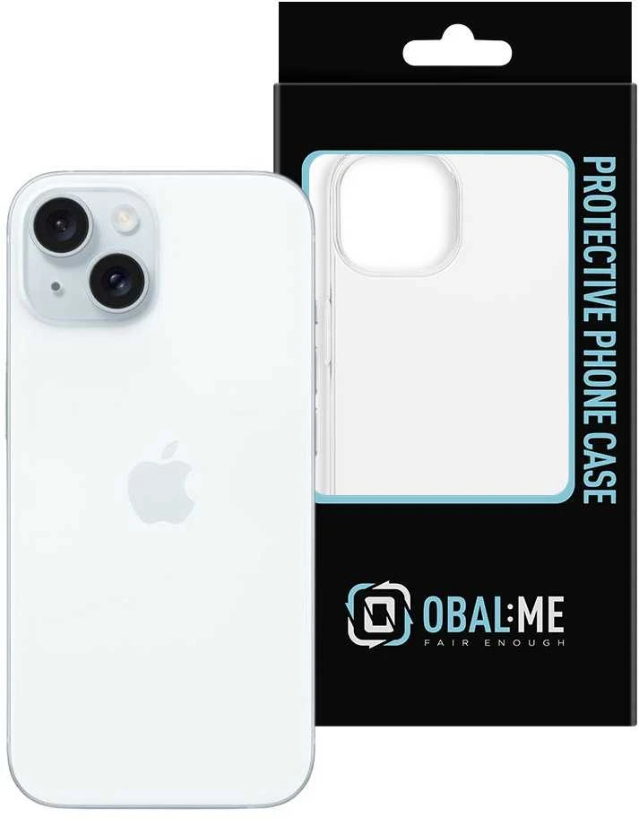 OBAL:ME TPU dėklas telefonui Apple iPhone 15 skaidrus