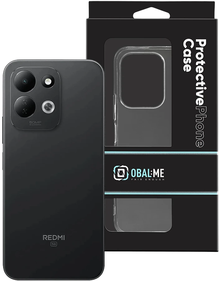 OBAL:ME TPU dėklas, skirtas Xiaomi Redmi 17 4G/5G, skaidrus