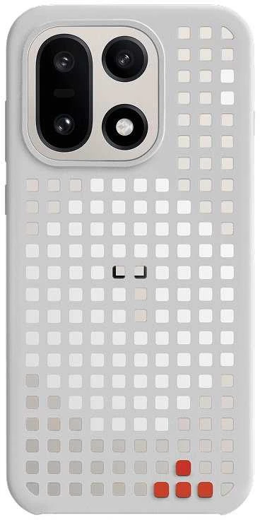 Dėklas OnePlus Magnetinis dangtelis su skylėmis, skirtas 15 5G, pilkas