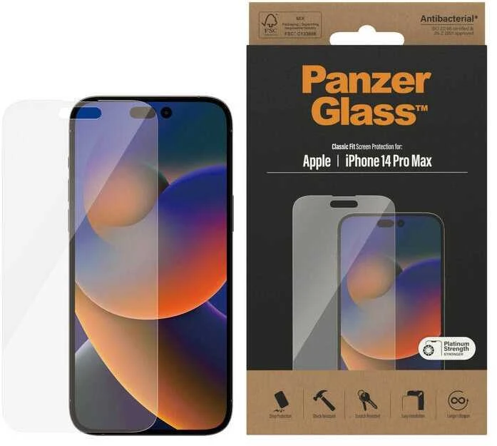 Panzer Glass PanzerGlass | Ekrano apsauga | Apple | iPhone 14 Pro Max | Stiklas | Skaidrus | Klasikinis tinka