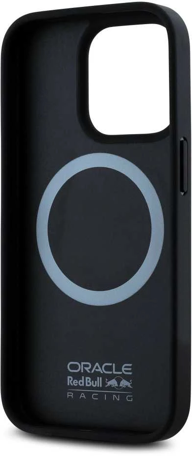 Red Bull Raudona Bull Raudona Bull Carbon Powerbar MagSafe dėklas jūsų Apple iPhone 15 Pro Max juodos spalvos