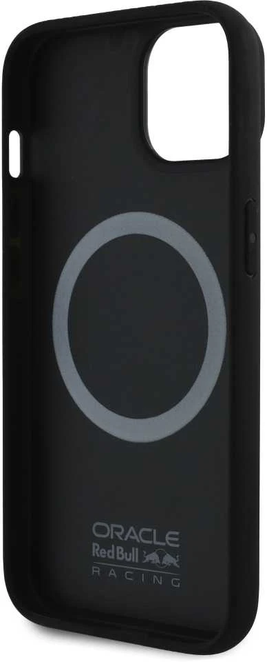 Red Bull Raudona Bull Raudona Bull Carbon Powerbar MagSafe dėklas jūsų Apple iPhone 14 juodos spalvos
