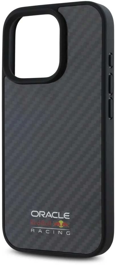 Red Bull Raudona Bull Raudona Bull Carbon Shiny Logo MagSafe dėklas jūsų Apple iPhone 16 Pro Max juodos spalvos