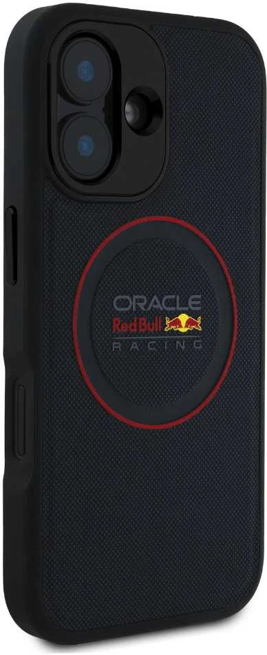 Red Bull Raudona Bull Raudona Bull PU Leather Raudona Ring MagSafe dėklas jūsų Apple iPhone 16 mėlynos spalvos