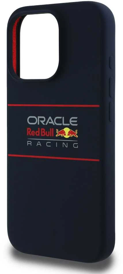 Red Bull Raudona Bull Raudona Bull RBHMP15X24SIHSRV Apple iPhone 15 Pro Max 6.7″ kietas dėklas navy Silicone Horizontal Logo MagSafe