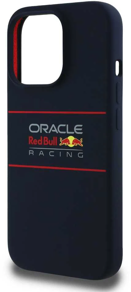 Red Bull Raudona Bull Raudona Bull RBHMP14L24SIHSRV Apple iPhone 14 Pro 6.1″ kietas dėklas navy Silicone Horizontal Logo MagSafe