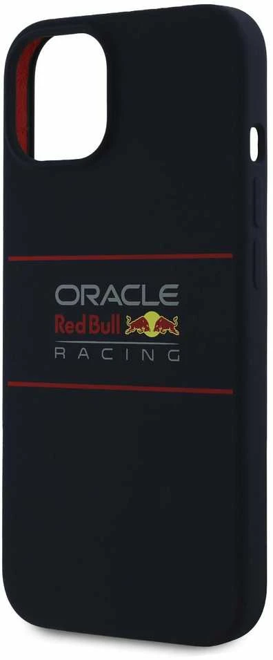 Red Bull Raudona Bull Raudona Bull RBHMP14S24SIHSRV Apple iPhone 14 6.1″ kietas dėklas navy Silicone Horizontal Logo MagSafe