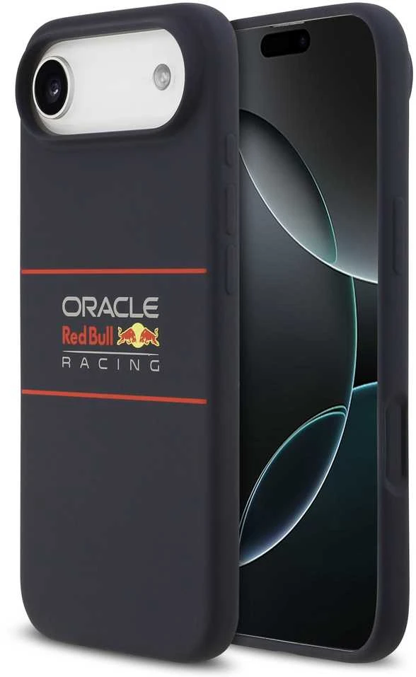 Dėklas Red Bull Raudona Bull Raudona Bull Silicone Horizontal Logo MagSafe for Apple iPhone Air mėlynos spalvos