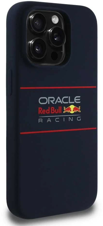 Red Bull Raudona Bull Raudona Bull RBHMP14L24SIHSRV Apple iPhone 14 Pro 6.1″ kietas dėklas navy Silicone Horizontal Logo MagSafe