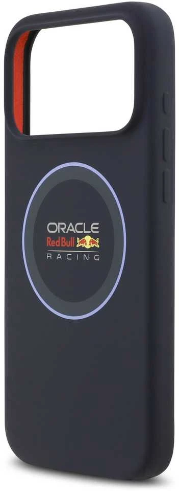 Red Bull Raudona Bull Raudona Bull Silicone Mėlyna Ring MagSafe dėklas skirtas Apple iPhone 17 Pro Max mėlynos spalvos