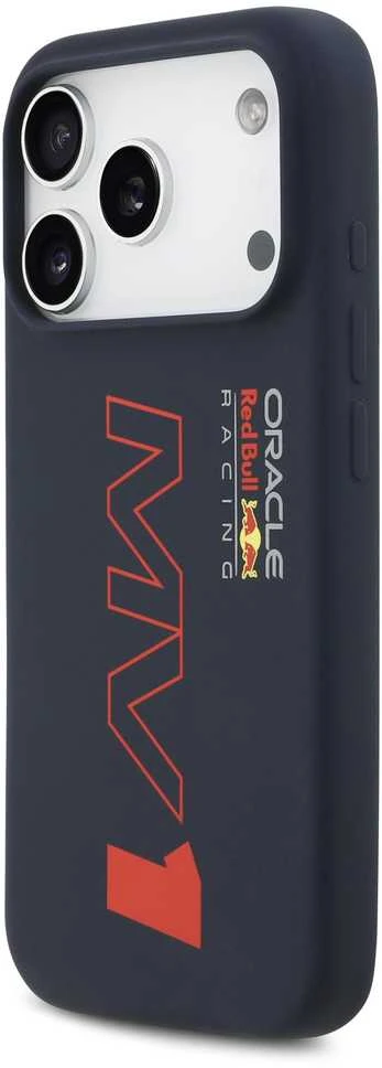 Red Bull Raudona Bull Raudona Bull Silicone MV1 MagSafe dėklas skirtas Apple iPhone 17 Pro Navy