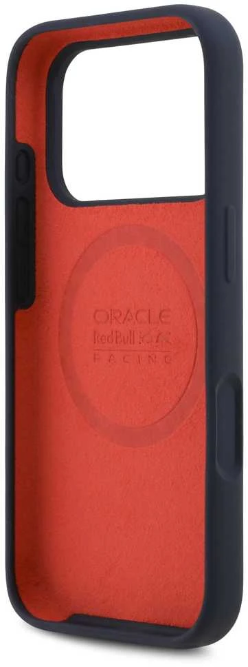 Red Bull Raudona Bull Raudona Bull Silicone MV1 MagSafe dėklas skirtas Apple iPhone 17 Pro Navy