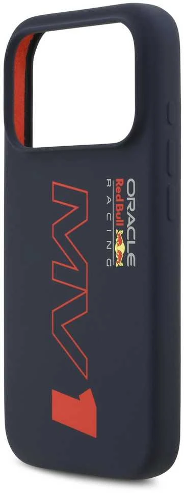 Red Bull Raudona Bull Raudona Bull Silicone MV1 MagSafe dėklas skirtas Apple iPhone 17 Pro Navy