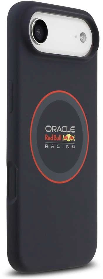 Red Bull Raudona Bull Raudona Bull Silicone Raudona Ring MagSafe dėklas skirtas Apple iPhone Air mėlynos spalvos