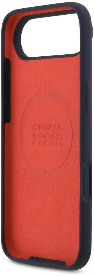 Red Bull Raudona Bull Raudona Bull Silicone Vertical Logo MagSafe dėklas skirtas Apple iPhone Air mėlynos spalvos