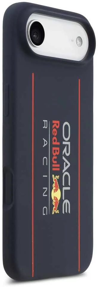 Red Bull Raudona Bull Raudona Bull Silicone Vertical Logo MagSafe dėklas skirtas Apple iPhone Air mėlynos spalvos