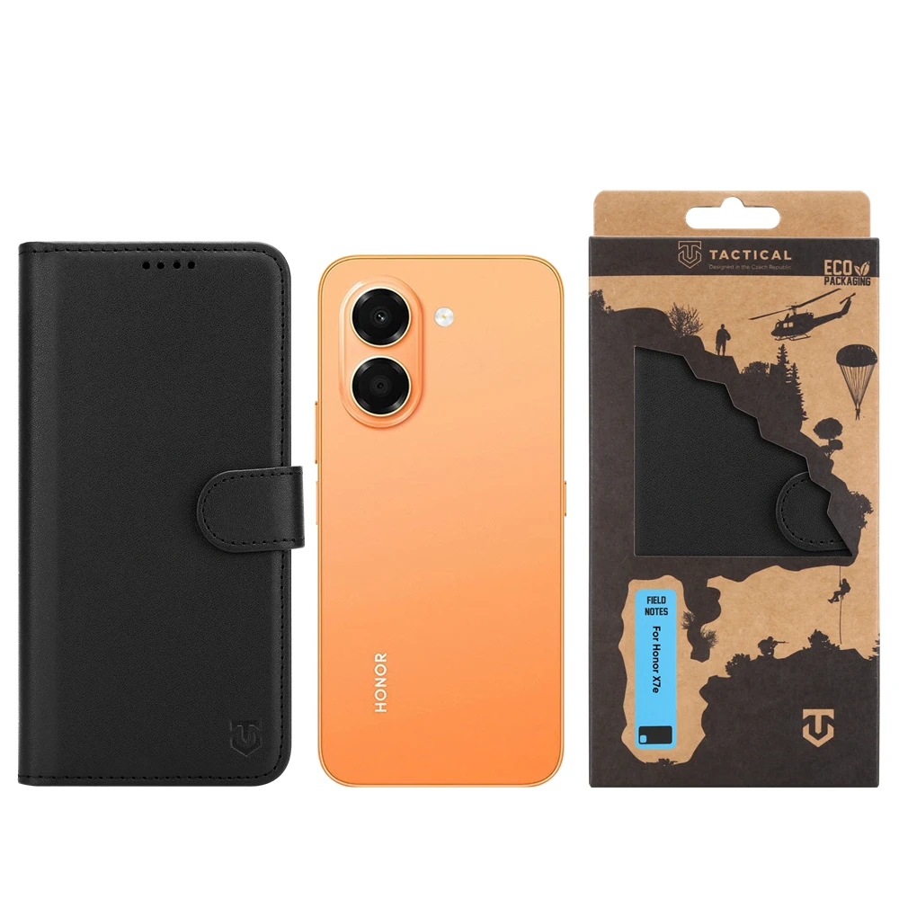 Dėklas Tactical Taktinės lauko pastabos, skirtos „Honor X7e Juodas“.