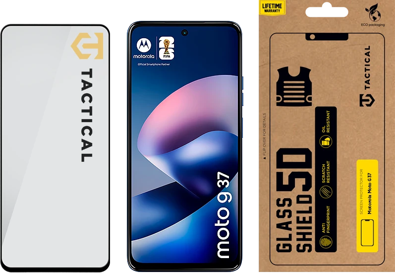 Tactical Glass Shield 5D juoda