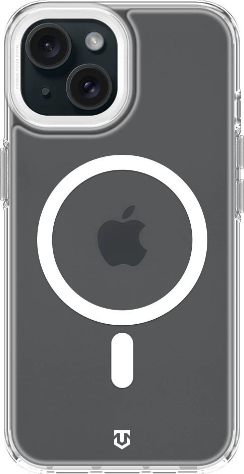 Dėklas Tactical MagForce 2.0 phone case with MagSafe support for iPhone 15 sidabrinis