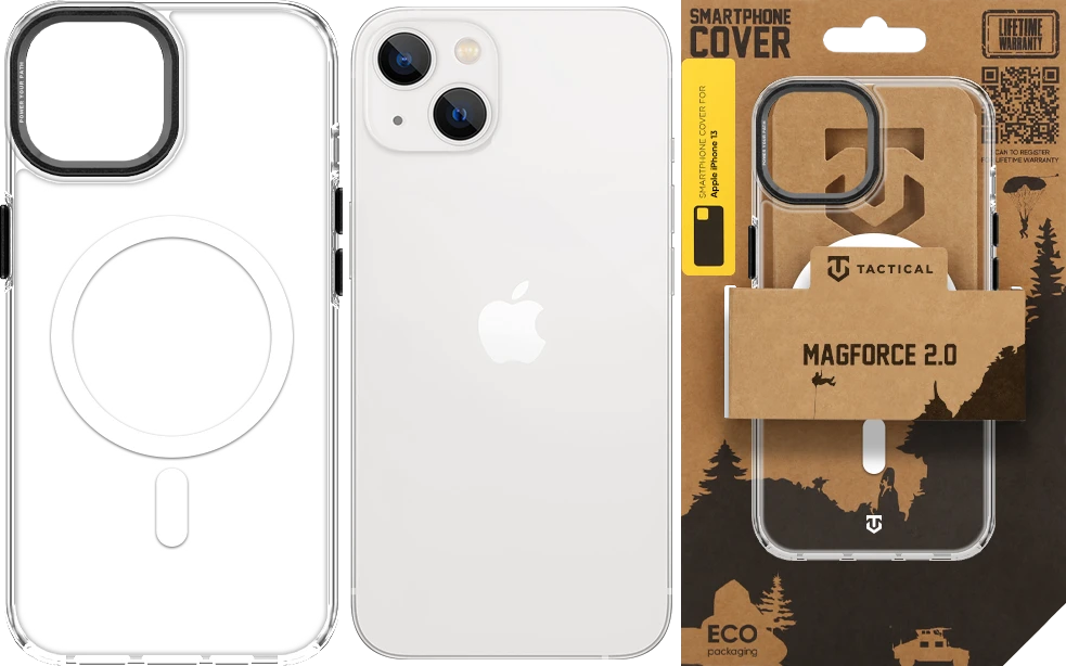 Dėklas Tactical MagForce 2.0 Cover for Apple iPhone 13 Juodas