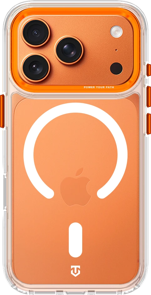Dėklas Tactical MagForce 2.0 Apple iPhone 17 Pro/18 Pro viršelis oranžinis