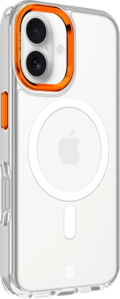Tactical MagForce 2.0 telefono dėklas su MagSafe palaikymu iPhone 17 oranžinis