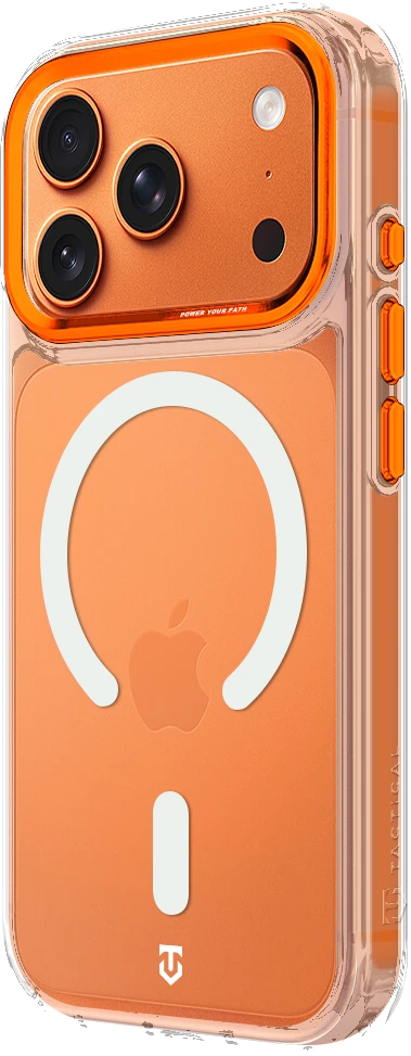 Dėklas Tactical MagForce 2.0 Apple iPhone 17 Pro/18 Pro viršelis oranžinis