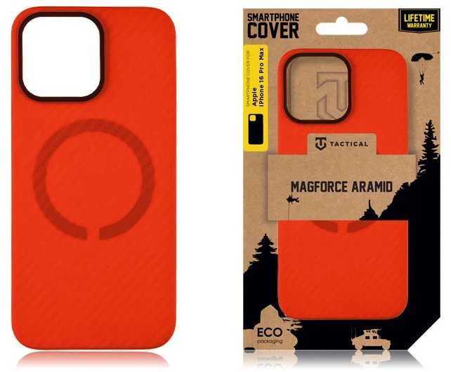 Tactical MagForce Aramid Bloody Mary Limited Edition skirtas Apple iPhone 16 Pro Max dėklas telefonui