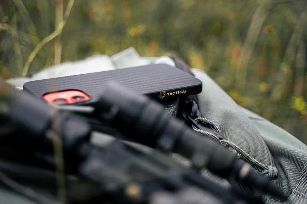 Dėklas Tactical MagForce Aramid skirtas Apple iPhone 16 Pro Max juodos spalvos