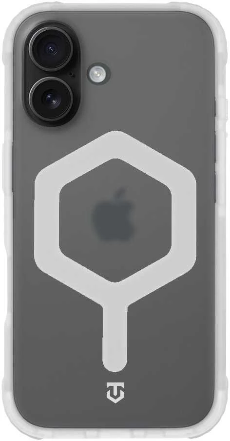 Tactical MagForce Hexagon dėklas skirtas Apple iPhone 16 T-Baltas
