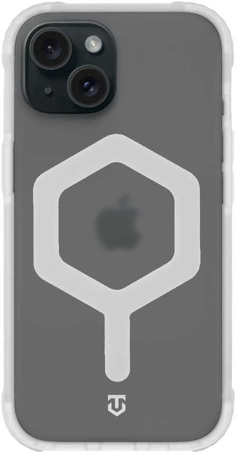 Tactical MagForce Hexagon dėklas skirtas Apple iPhone 15 T-Baltas