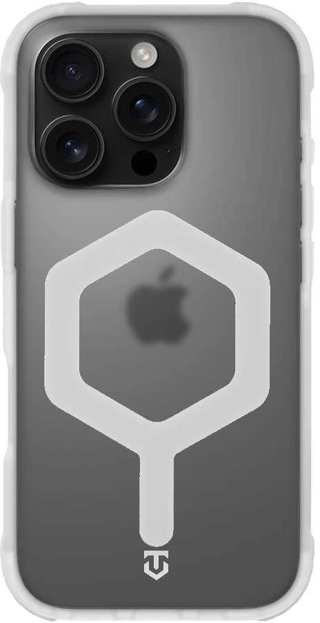 Tactical MagForce Hexagon dėklas skirtas Apple iPhone 16 Pro T-Baltas