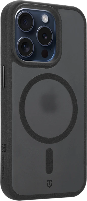 Dėklas Tactical MagForce Hypersand Cover for Apple iPhone 15 Pro Asphalt