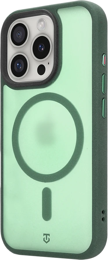 Dėklas Tactical MagForce Hypersand Cover for Apple iPhone 16 Pro Forest Žalias