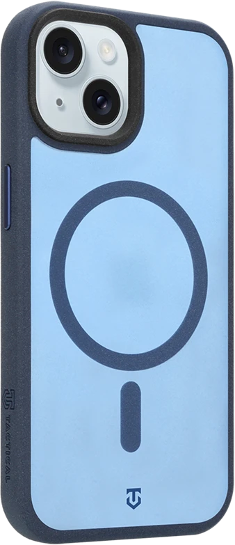 Dėklas Tactical MagForce Hypersand dangtelis Apple iPhone 15 tamsiai mėlyna