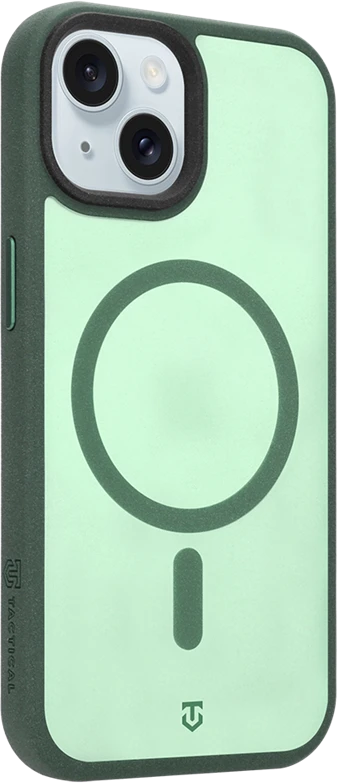 Dėklas Tactical MagForce Hypersand dangtelis Apple iPhone 15 miško žalia