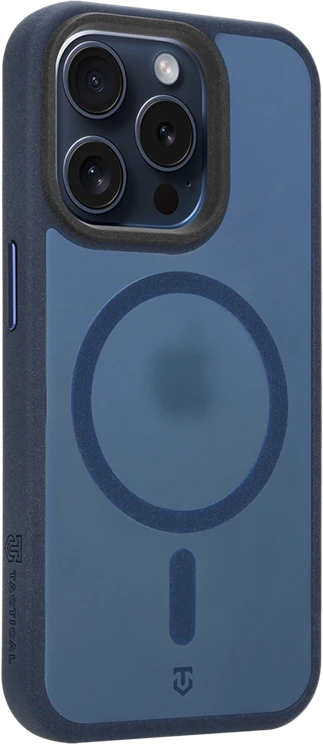 Dėklas Tactical MagForce Hypersand Cover for Apple iPhone 15 Pro Deep Mėlyna