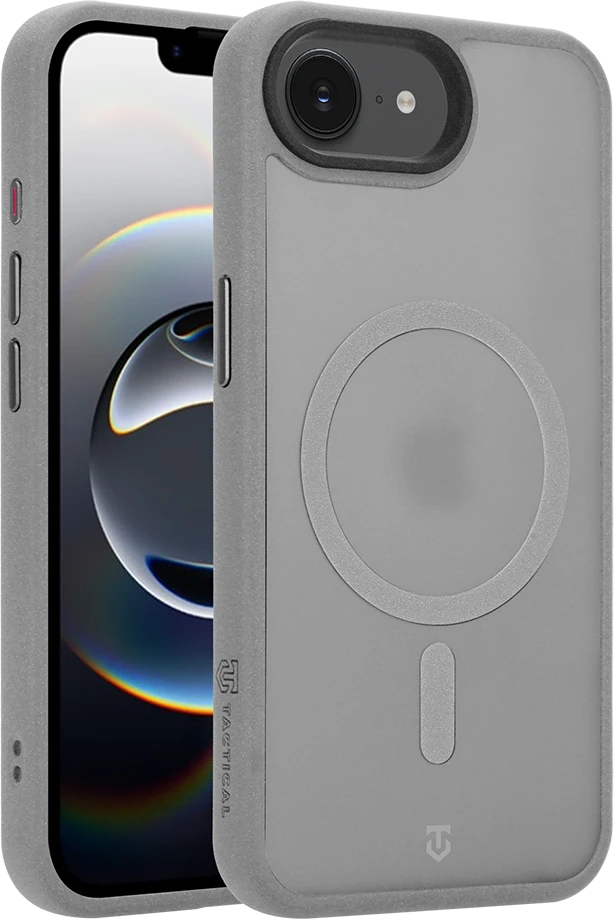 Dėklas Tactical MagForce Hypersand dangtelis, skirtas Apple iPhone 16e/17e, šviesiai pilkas