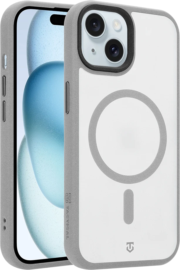 Dėklas Tactical MagForce Hypersand Cover for Apple iPhone 15 Light Pilkas