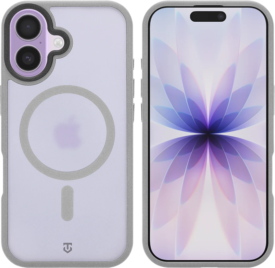 Dėklas Tactical MagForce Hypersand dangtelis, skirtas Apple iPhone 17, šviesiai pilkas