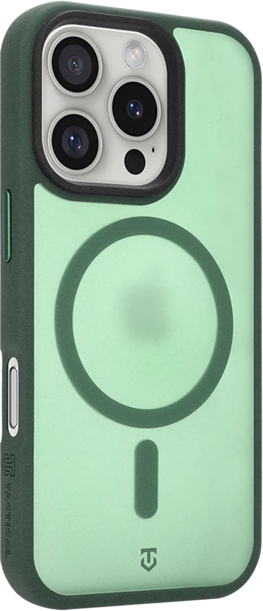 Dėklas Tactical MagForce Hypersand Cover for Apple iPhone 16 Pro Forest Žalias