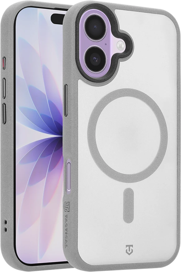 Dėklas Tactical MagForce Hypersand dangtelis, skirtas Apple iPhone 17, šviesiai pilkas