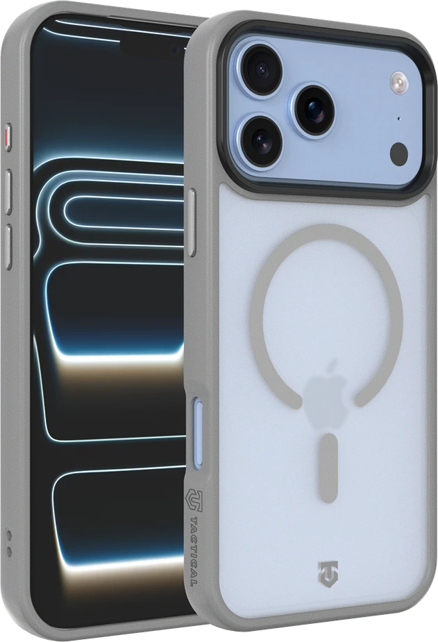 Dėklas Tactical MagForce Hypersand Cover for Apple iPhone 18 Pro Max/17 Pro Max Light Pilkas